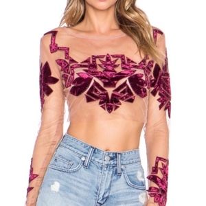 For Love and Lemons Vienna Crop